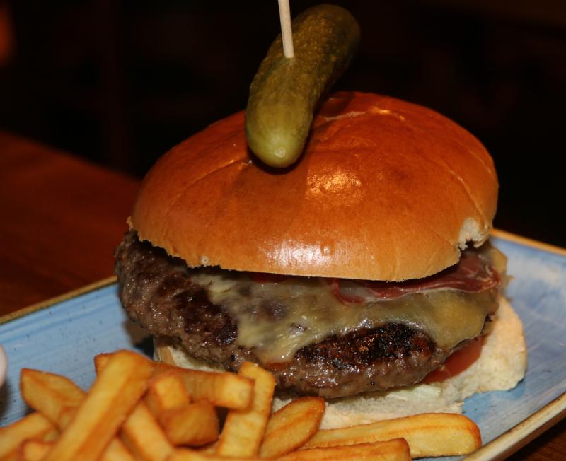 Relished: classic burger gets thumbs up. Image by Steve Hare